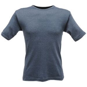 Regatta Professional Mens Thermal Short-Sleeved Base Layer Top / Denim Blue